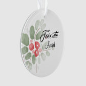 Favoriete tante Trendy Holiday Ornament (voorkant)