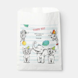 Favoriete tas 5e Jubileum partij. Bedankzakje