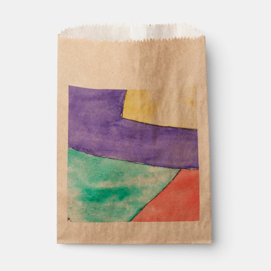 Favoriete tas met abstract ontwerp bedankzakje (Voorkant)