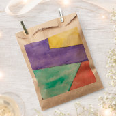 Favoriete tas met abstract ontwerp bedankzakje (Geknipt)