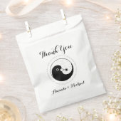 FAVORIETE TASSEN b/w YinYang Dove Harmony Bedankzakje (Geknipt)