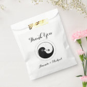 FAVORIETE TASSEN b/w YinYang Dove Harmony Bedankzakje (Gezegeld)