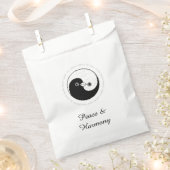 FAVORIETE TASSEN b/w YinYang Dove Harmony Bedankzakje (Geknipt)