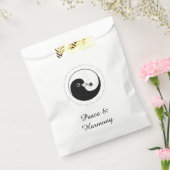 FAVORIETE TASSEN b/w YinYang Dove Harmony Bedankzakje (Gezegeld)