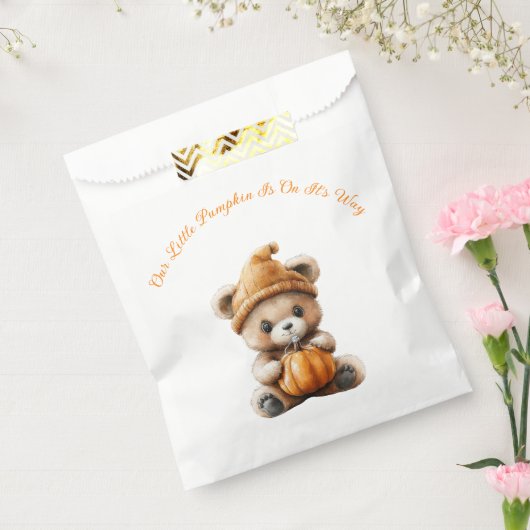 Favoriete Tassen- Herfst Baby shower Favoriete Tas Bedankzakje (Gezegeld)