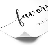 Favoriete Teken EDITABLE KLOR en GROOTTE MSC Foto Afdruk (Hoek)