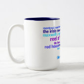 Favoriete termijnen tweekleurige koffiemok (Links)