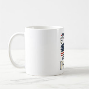 Favoriete turnster noemt me papa patriottische vin koffiemok