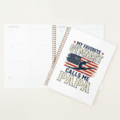 Favoriete turnster noemt me papa patriottische vin planner (Display)