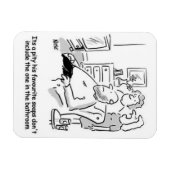 Favoriete tv-zalen magneet (Horizontaal)