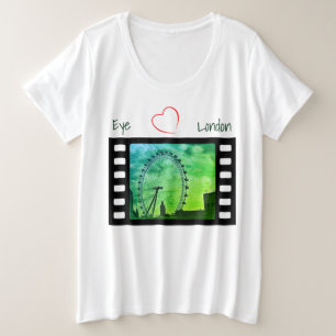 Favoriete Vacation Touring London Grote Maat T-shirt