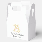 Favoriete vak EM Monogram of ME Monogram Bedankdoosjes (Geopend)