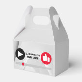 Favoriete vak van de tube van het lichaam bedankdoosjes (Achterkant)