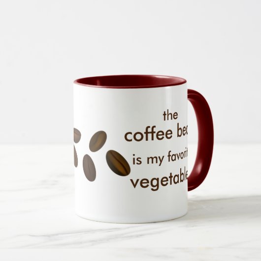 Favoriete vegetatieve 11 oz Ringer-Mok Mok (Voorkant rechts)