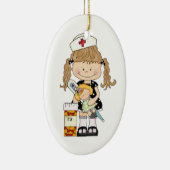 Favoriete verpleegster keramisch ornament (Rechts)