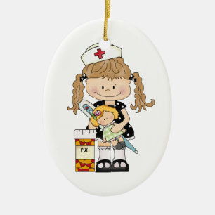 Favoriete verpleegster keramisch ornament