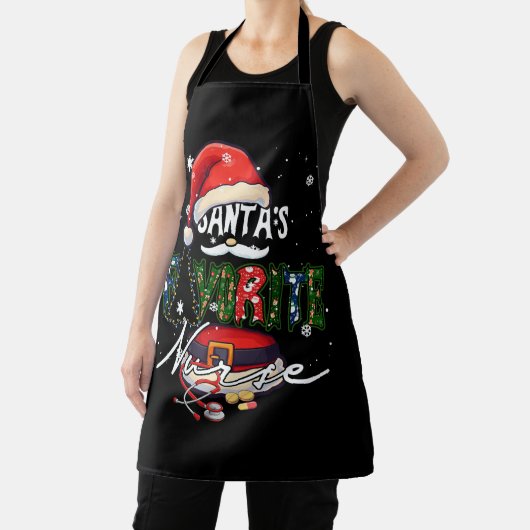 Favoriete verpleegster Xma, vroedvrouw voor kerst Schort (Insitu)