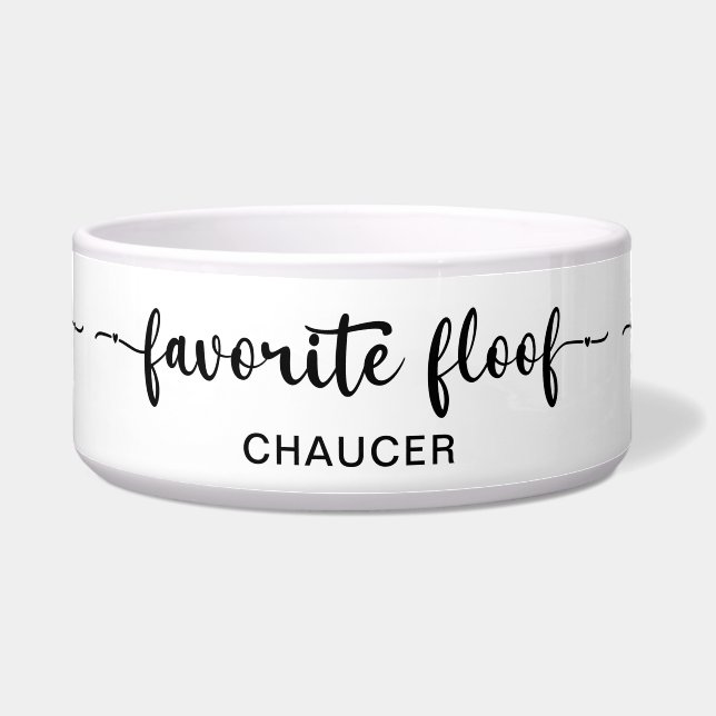 Favoriete vloer van Cute Pet Cat Dog Voerbakje (Voorkant)