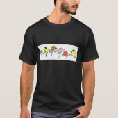 Favoriete voedingsmiddelen  keukenkunst t-shirt (Voorkant)