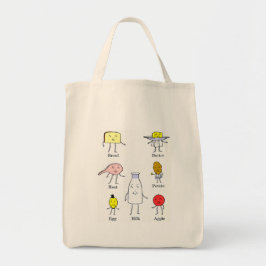 Favoriete voedingsmiddelen  keukenkunst tote bag