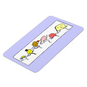 Favoriete voedingsmiddelen  kunst magneet (Linkerzijde)