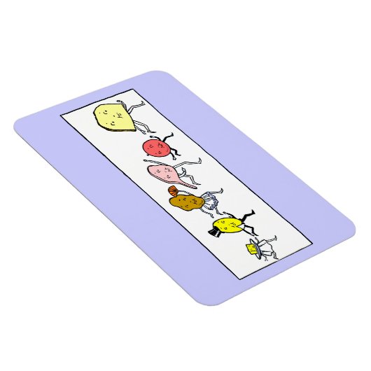 Favoriete voedingsmiddelen  kunst magneet (Rechterzijde)