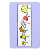 Favoriete voedingsmiddelen  kunst magneet (Verticaal)