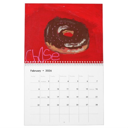 Favoriete voedsel kalender (Feb 2026)