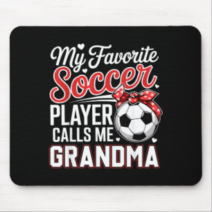 Favoriete Voetbalspeler Belde Oma Moederdag Muismat