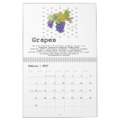 Favoriete vruchten (met voedingsinformatie) kalender (Feb 2027)