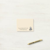 Favoriete Walt Whitman Quote Champagne Post-it® Notes (Op bureau)