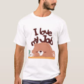 Favoriete werk afdrukken t-shirt (Voorkant)
