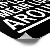 Favoriete werknemer grappig werk en baan citeert w poster (Hoek)