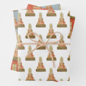 Favoriete zaken Bruin papier Verpakking Kerstmis Inpakpapier Vel (In situ)