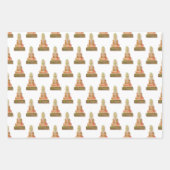 Favoriete zaken Bruin papier Verpakking Kerstmis Inpakpapier Vel (Voorkant)