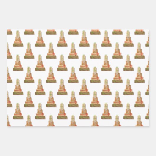 Favoriete zaken Bruin papier Verpakking Kerstmis Inpakpapier Vel (Voorkant)