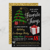 Favoriete zaken Uitnodiging tot uitwisseling cadea (Voorkant / Achterkant)