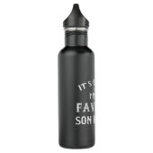 Favoriete zoon in de wet Funny Gift van vader moed Waterfles (Links)