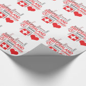 Favoriete Zwitserse dingen - Ik hou van Zwitserlan Cadeaupapier (Hoek)
