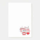 Favoriete Zwitserse dingen - Ik hou van Zwitserlan Post-it® Notes (Voorkant)