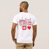 Favoriete Zwitserse dingen - Ik hou van Zwitserlan T-shirt (Achterkant volledig)