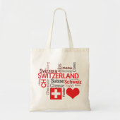 Favoriete Zwitserse dingen - Ik hou van Zwitserlan Tote Bag (Voorkant)