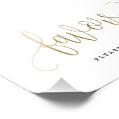 Favorieteken Kies je formaat Faux Gold Foto Afdruk (Hoek)