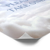 Favorieten Aanmelden op Cloud Nine 9 Pampas Vrijge Poster (Hoek)