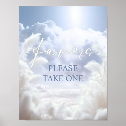 Favorieten Aanmelden op Cloud Nine 9 Pampas Vrijge Poster (Voorkant)