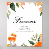 Favorieten Aperol Spritz Vrijgezellenfeest Sign Poster (Voorkant)