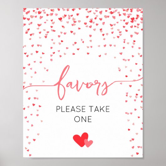 Favorieten Baby shower Sign Digitaal of Print (Voorkant)