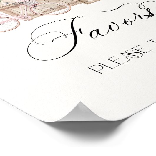 Favorieten Elegant Off the Market Provence Bruid Poster (Hoek)