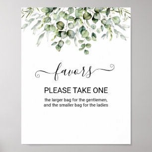 Favorieten Groen Bord Poster