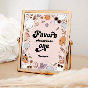 Favorieten Groovy Ghost Halloween Party Poster